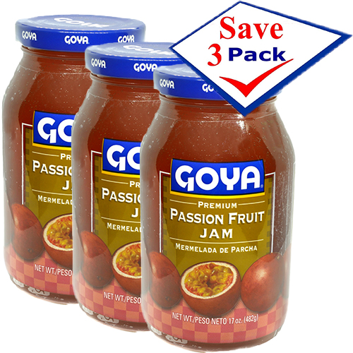 Goya Passion Fruit Jam 17 oz Pack of 3